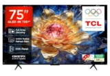 TCL 189 cm (75 inches) 4K UHD Smart QLED Google TV 75T8D