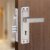 Milton Iron Mortise Lock Set with Lock Handle, Finish, SS K-115