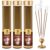 The Aroma Factory Organic Jasmine Agarbatti for Pooja,100% Herbal Fragrance Agarbathi, 0% Sulphates (Bottle Pack of 3x100g)