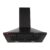 Pigeon 60 cm 1250 m3/hr Pyramid Kitchen Chimney with Elegant Look, Baffle Filter, Push Button, Efficient Dual LED Lamps (Black)