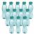 MILTON Oscar 1000 Water Bottle 1 Litre each, set of 6, Blue I PET Food Grade I BPA Free, Leak Proof I Wide Mouth, Easy To Clean I Fridge Bottles for Home, Office, Gym